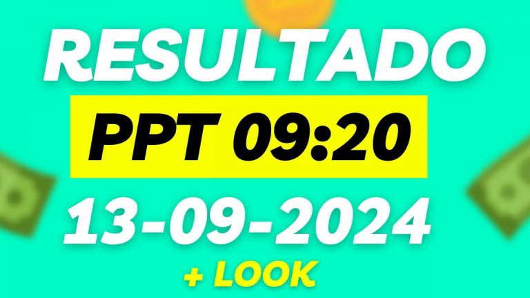 RESULTADO – Jogo do bicho ao vivo – ppt 13_09_2024