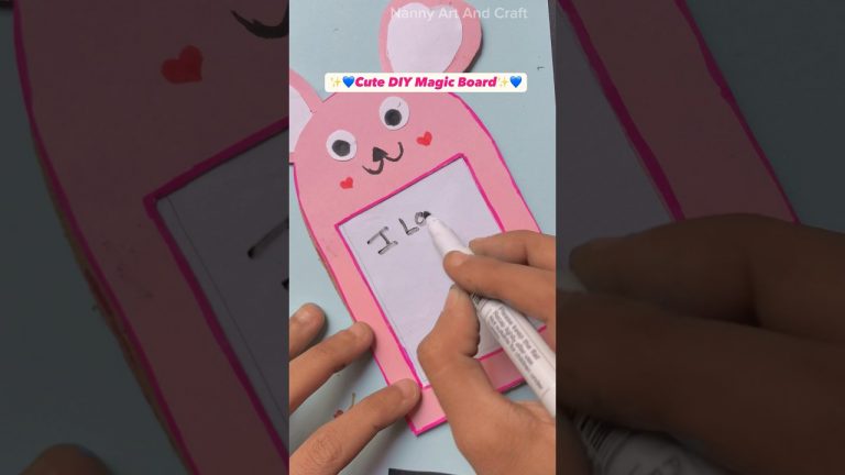 Make Cute DIY Magic Board😍 #art #craft #shorts #viral #diy #bff