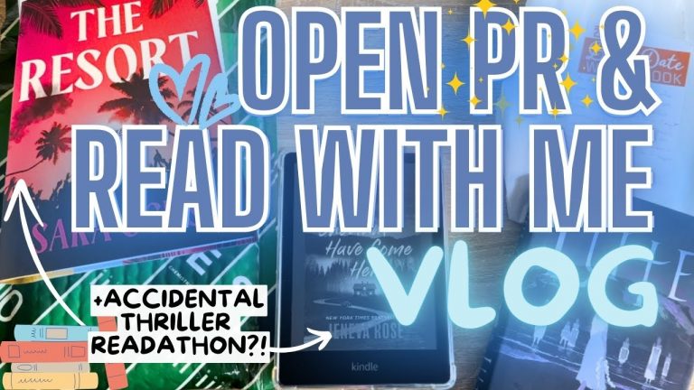 READING VLOG: PR UNBOXING, KINDLE UNLIMITED BOOKS, THRILLER READATHON?! 📚 #readingvlog #kindle #read