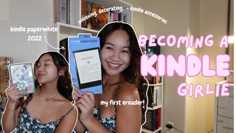 I got my first kindle! 📖 🎀 | kindle unboxing + decorating