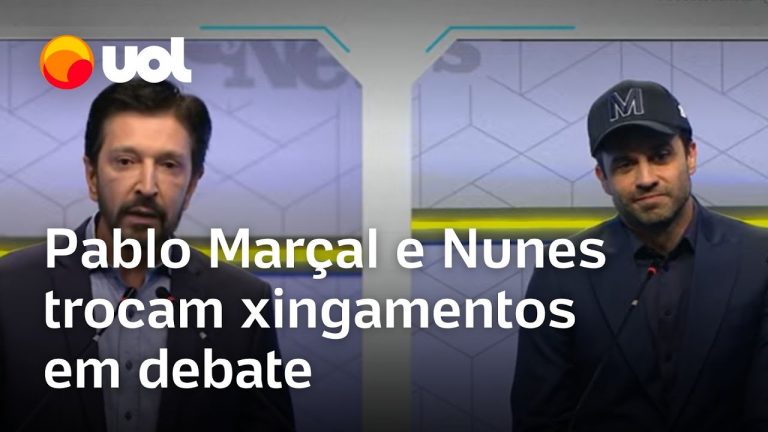 Debate: Pablo Marçal chama Nunes de 'Amante de Bolsonaro' e prefeito rebate: 'Tchutchuca do PCC'