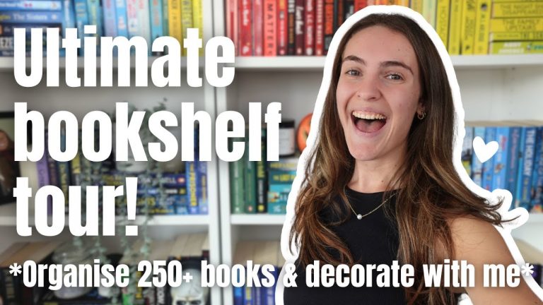 Bookshelf tour *how I organise my books* 📚✨ | booktube