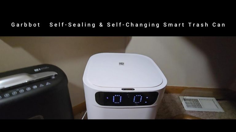 Garbbot   Self Sealing & Self Changing Smart Trash Can Amazon Unboxing Video