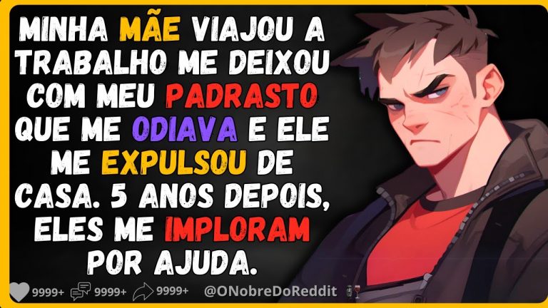 🗿🍷Meu padrasto me expulsou de casa e minha mãe o apoiou. Anos depois, eles me imploram ajuda.