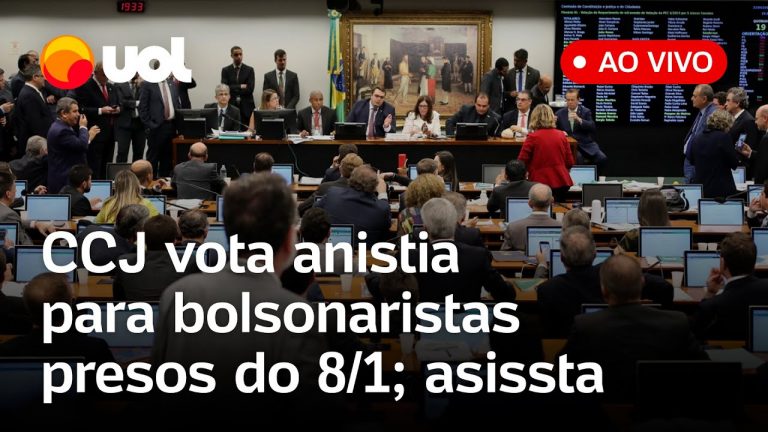 CCJ da Câmara discute e vota anistia para bolsonaristas presos em 8 de janeiro; assista ao vivo