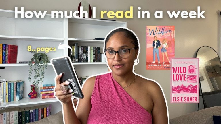 How much I realistically read in a week 📚💕📆 – Mood Reading – Kindle Unlimited  (Spoiler free vlog)