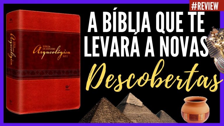 🔴 BÍBLIA DE ESTUDO ARQUEOLÓGICA – NVI LUXO MARROM  – É boa?  – Review | Flávio Sacramento