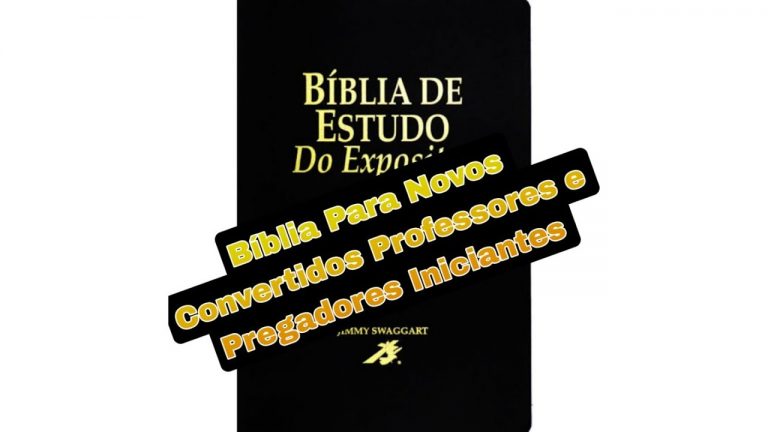 Biblia de estudo do Expositor; Bíblia de estudo Para iniciantes Novos Convertidos…