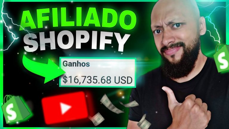 🤑 COMO GANHEI MAIS DE 100 MIL REAIS COMO AFILIADO SHOPIFY COM APENAS UM VÍDEO