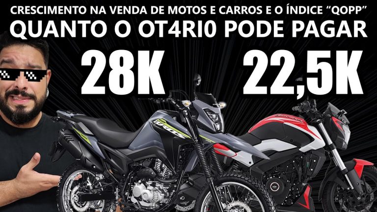 CRESCIMENTO na venda de MOTOS e CARROS [Índice QOPP – Quanto o Ot4ri0 Pode Pagar]