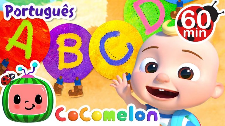 Canção do ABC | 1 HORA de Cocomelon em Português | Desenhos Animados e Músicas Infantis