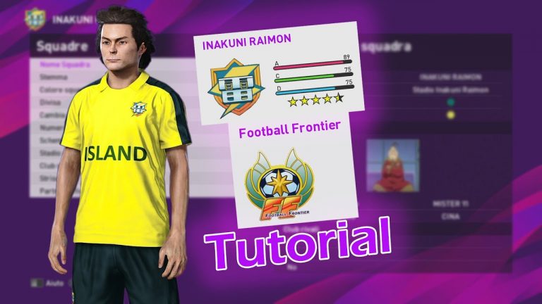 Come AVERE su PES la INAKUNI RAIMON di Inazuma Eleven Ares! – TUTORIAL PER TUTTE LE CONSOLE E PC