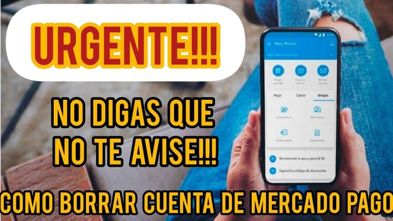 Como borrar cuenta de Mercado Pago ✅