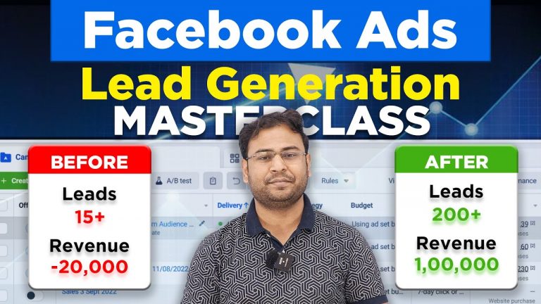 Complete Lead Generation in Facebook Ads (Masterclass) | Umar Tazkeer