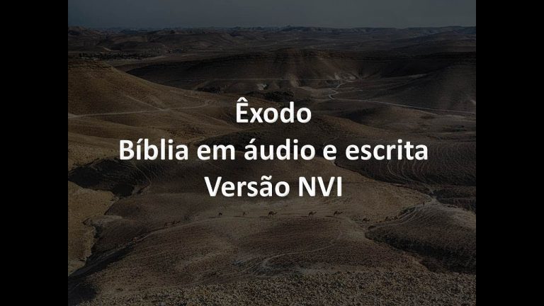 Êxodo Capítulo 1 – Bíblia em áudio e escrita – Versão NVI