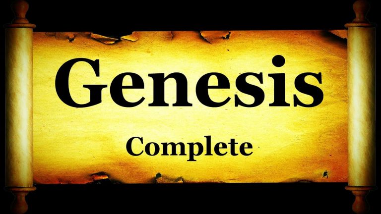 Genesis Complete – Bible Book #01 – The Holy Bible KJV Read Along Audio/Text