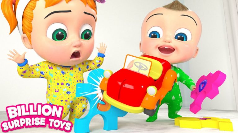 Johnny and Dolly are learning the Alphabets! BillionSurpriseToys Family Songs for Kids