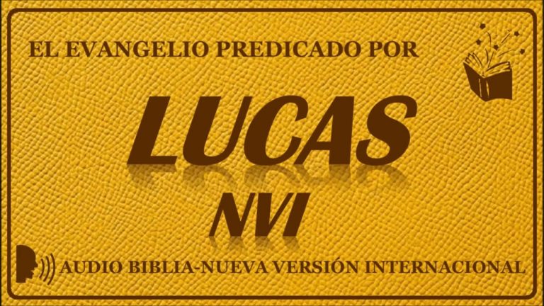 LUCAS – AUDIO BIBLIA – NUEVA VERSIÓN INTERNACIONAL – NVI