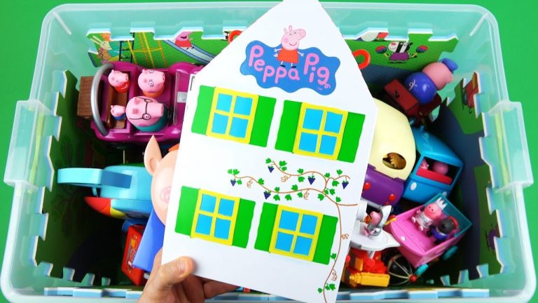 Learn with Peppa Pig, Disney Toys, Ben & Holly etc Toys in box – Learn characters, vehicles for kids