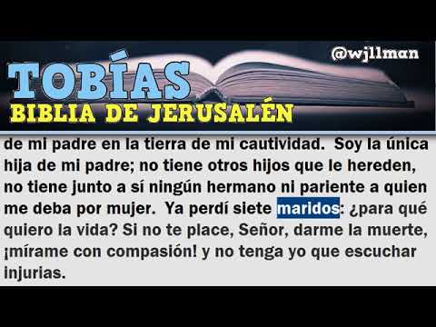 Libro de Tobías Completo   Biblia Católica de Jerusalén