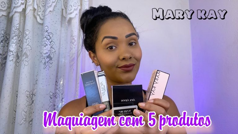 MAQUIAGEM COM 5 PRODUTOS MARY KAY -Testei passo a passo nota ☺️💄