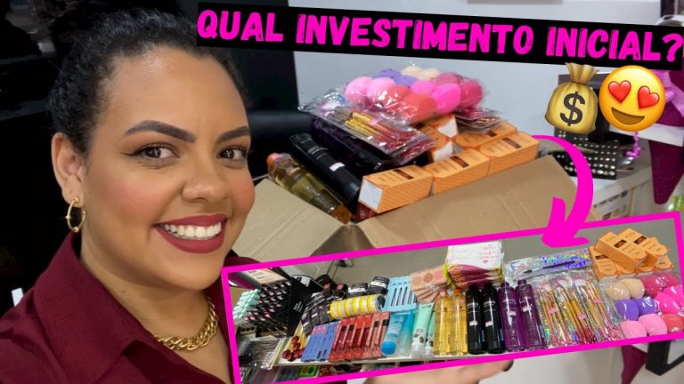 🟣MELHORES PRODUTOS PRA COMEÇAR SUA LOJA DE MAQUIAGEM + FIZ SIMULAÇÃO COMPLETA COM VALOR 💥🤑