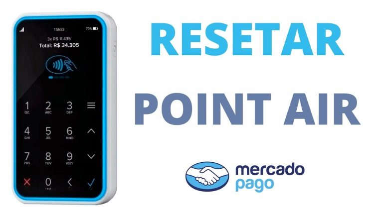 MERCADO PAGO – Como Resetar Máquina de Cartão Point Air