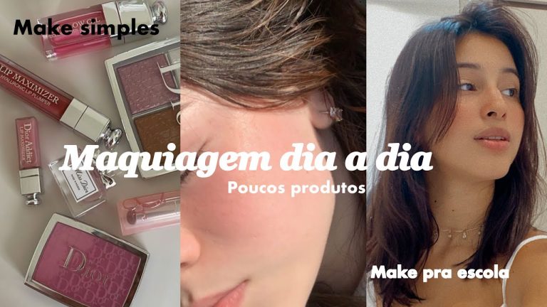 Maquiagem clean/simples para usar no dia a dia | maquiagem para ir pra escola #makebasica