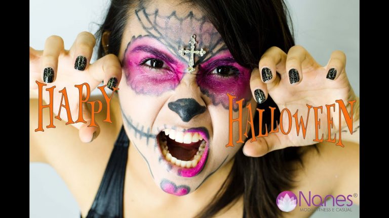 Maquiagem de Caveira Mexicana para o Halloween + Dica de Look – Por Nanes Moda