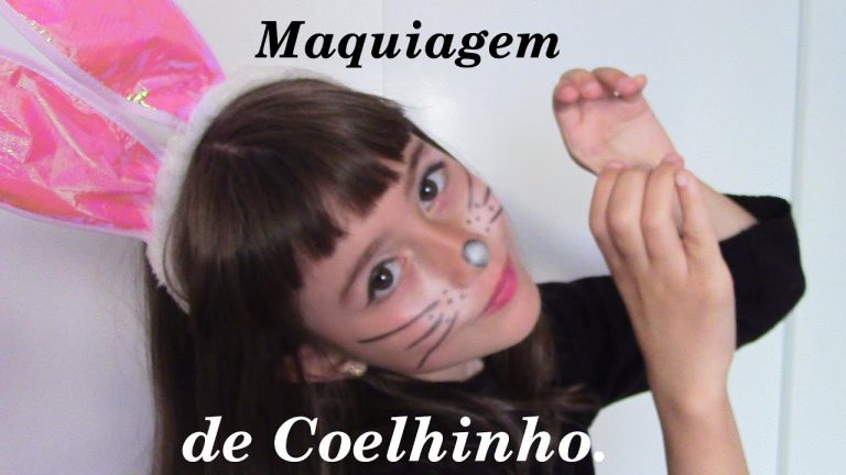 Maquiagem de Coelhinho. Ticia Mendes