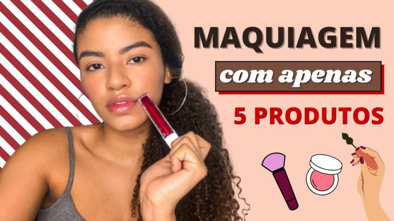 Maquiagem usando apenas 5 produtos | Maquiagem básica para o dia a dia com lip tint *NATURAL*