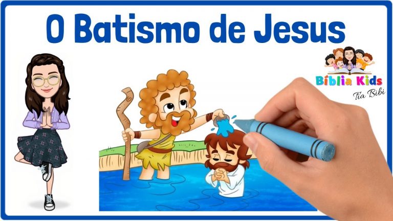 O BATISMO DE JESUS | Bíblia Para Crianças | Ep. 03 Novo Testamento | Desenhos Bíblicos