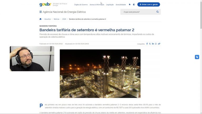 Setembro terá bandeira Vermelha patamar 2, mas não no Mercado Livre de Energia