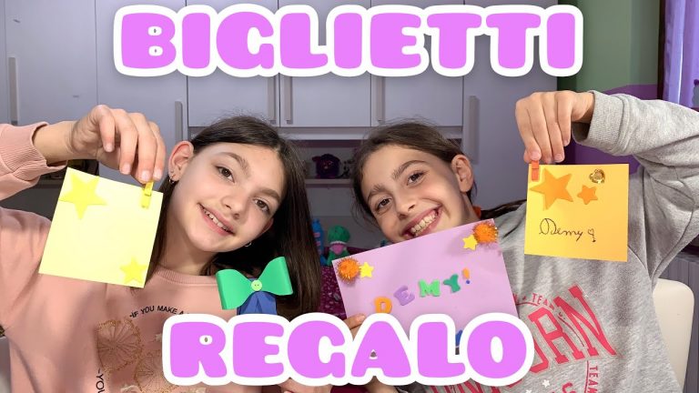 TUTORIAL BIGLIETTI REGALO – KIT LAVORETTI CREATIVI