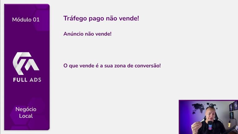 Tráfego Pago Não Vende! Curso Gratuito Facebook ADS Para Negócio Local: Aula 04