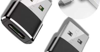Adaptador USB Tipo C para USB-A OTG 30W (Kit 2 Peças) | Carregamento Rápido + Transferência de Dados 480 Mbps | Compatível com iPhone 11 12 13 14 Pro Max, Android, MacBook, Carro e CarPlay