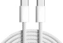 Cabo Usb C Profissional Indestrutível 1 metro Para iPhone 16 iPhone 15 iPhone 16 Pro e iPhone 15 Pro (carregamento até 60W Transmite video 4K 60Hz e transfere arquivos em até 20 Gbps)