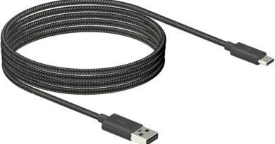 Motorola, Cabo de Dados Premium 1,5 Metros USB-A – USB-C, Preto