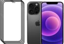 4 Película de Vidro 3D para Todos iPhone e Modelos iOS: 7, 8, XR, XS, 11, 12, 13, 14, 15, 16, Pro Max (iPhone 6 e 6s Preto)