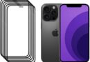 6 Película de Vidro 3D para Todos iPhone e Modelos iOS: 7, 8, XR, XS, 11, 12, 13, 14, 15, 16, Pro Max (iPhone 6 e 6e Plus Branco)