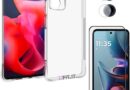 Kit Capa Anti Impactos para Moto G05 + Película 3D de Vidro + Película Proteção Câmera