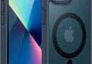 JETech Capa Magnética para iPhone 13 6,1 Polegadas Compatível com MagSafe, Case Capinha Translúcido Fosco Verso Fina à Prova de Choque Tampa (Azul Tempestade)