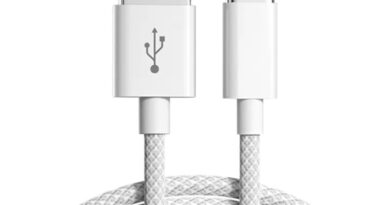 Cabo USB para USB-C Turbo Material Premium Revestido em Nylon Comprimento 1,5 metro – Compatível com iPhone e Android
