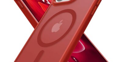 Capa magnética Aulofe Strong para iPhone 15 Pro Max, [compatível com MagSafe] [testada contra quedas de nível militar] Capa protetora fina, translúcida e fosca à prova de choque para iPhone 15 Pro Max