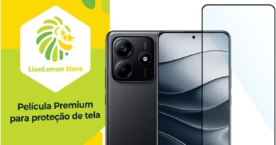 Película de Vidro Ultrashield LionLemon para Xiaomi Redmi Note 14 / Note 14 5G