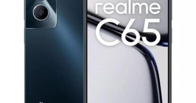 Realme C65 Smartphone 8GB RAM 256GB ROM Apoio NFC Dual 4G SIM Preto