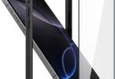 Capa de metal para iPhone 16 Pro Max, capa fina com moldura de alumínio [amortecedor interno macio][proteção de borda elevada] Capa protetora de tela de vidro temperado HD para iPhone 16 Pro Max de