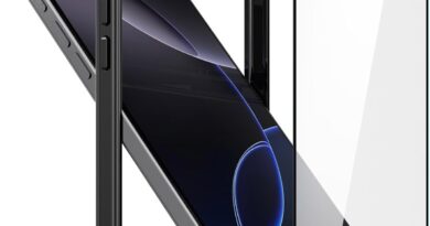 Capa de metal para iPhone 16 Pro Max, capa fina com moldura de alumínio [amortecedor interno macio][proteção de borda elevada] Capa protetora de tela de vidro temperado HD para iPhone 16 Pro Max de