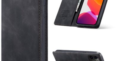 Capa Capinha Couro Im� Carteira iPhone 13 Mini, 13, 13 Pro,13 Pro Max – Prote��o Premium (Preta, iPhone 13 Pro Max)