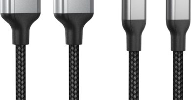 Cabo curto Lightning de 50 cm, [certificado MFi], pacote com 2 carregadores de iPhone de 20 W, carregamento rápido para carro, cabo trançado Apple Carplay de 3,8 m para iPhone 14 13 12 11 Pro Max Mini